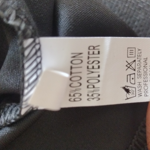 Print Contrast long straight dress - Picture 5 of 6